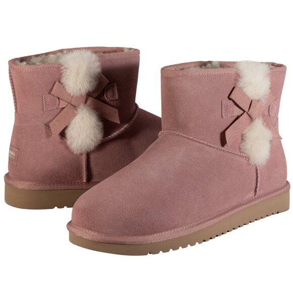 Koolaburra by UGG - Women's Victoria Mini Boot in Ash Rose, Size 11 M - Picture 6 of 13